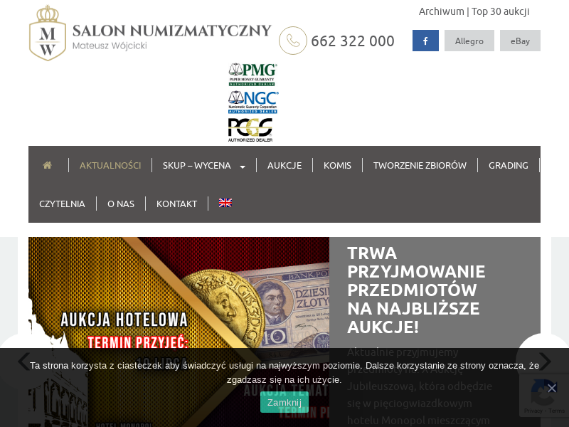 Salon Numizmatyczny Mateusz Wójcicki